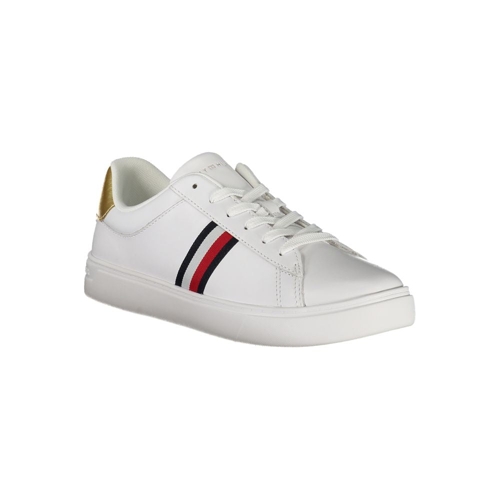 Tommy Hilfiger White Leather Women Sneaker