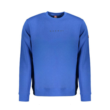 Norway 1963 Blue Cotton Men Sweater