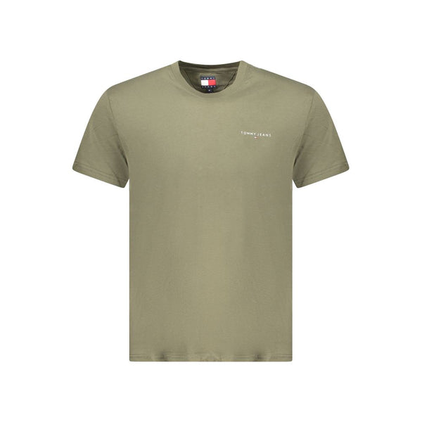 Tommy Hilfiger Green Cotton Men TShirt