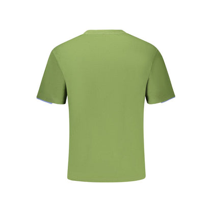 K-WAY Green Cotton Men T-Shirt