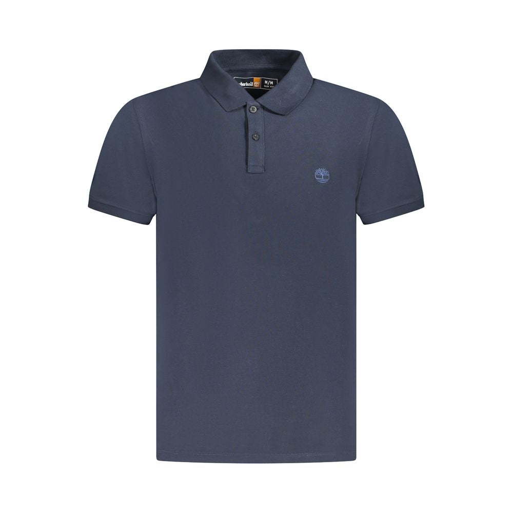 Timberland Blue Cotton Men Polo Shirt