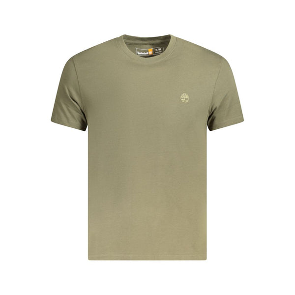 Timberland Green Cotton Men T-Shirt