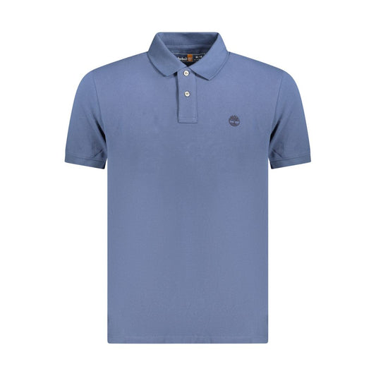 Timberland Blue Cotton Polo Shirt