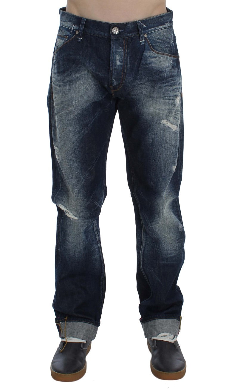 Acht Authentic Regular Fit Blue Wash Jeans - W34