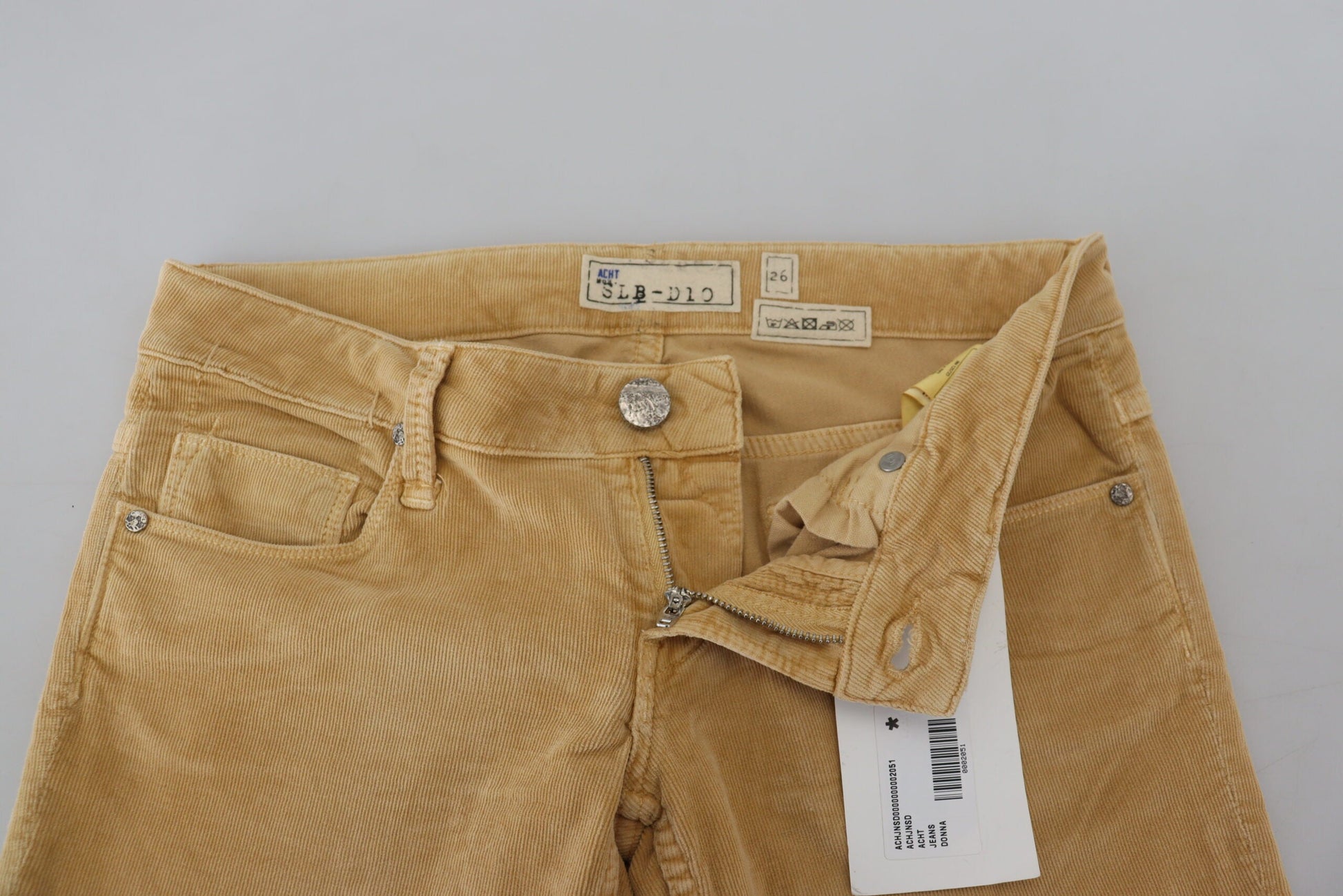 Acht Chic Brown Low Waist Skinny Corduroy Pants - W26