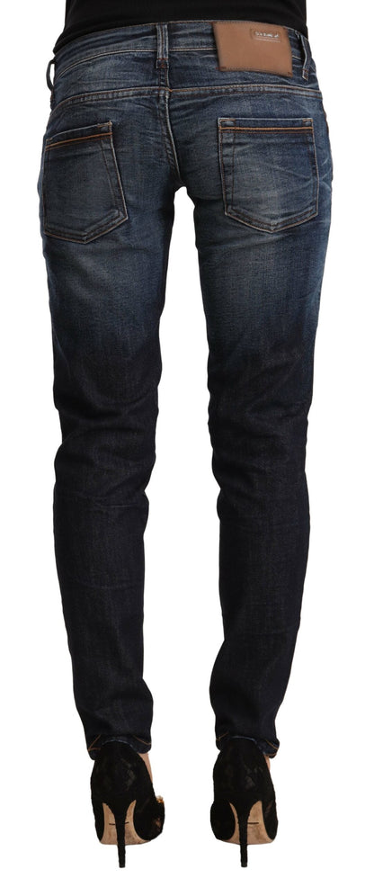 Acht Chic Slim Fit Blue Washed Jeans - W26