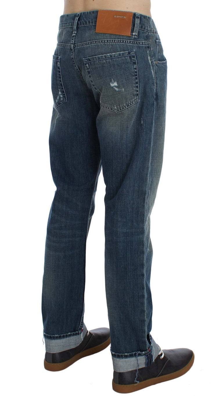 Acht Elegant Regular Fit Blue Wash Denim - W34