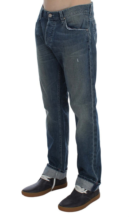 Acht Elegant Regular Fit Blue Wash Denim - W34