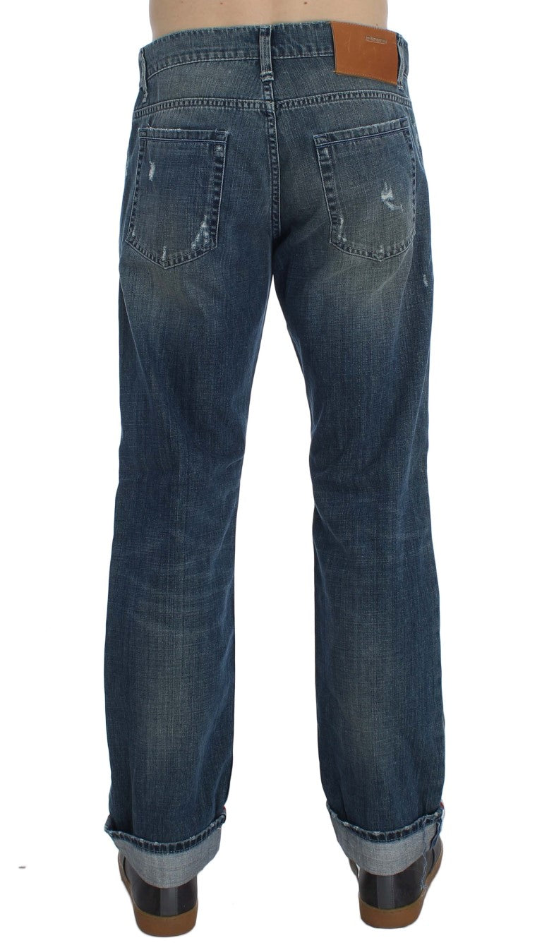 Acht Elegant Regular Fit Blue Wash Denim - W34