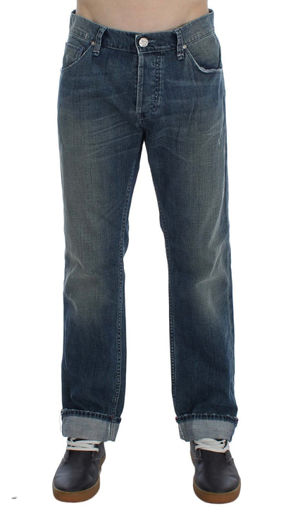 Acht Elegant Regular Fit Blue Wash Denim - W34