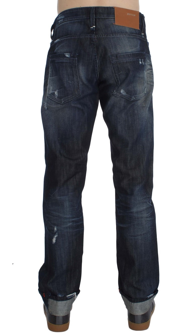 Acht Elegant Regular Straight Fit Blue Jeans - W34