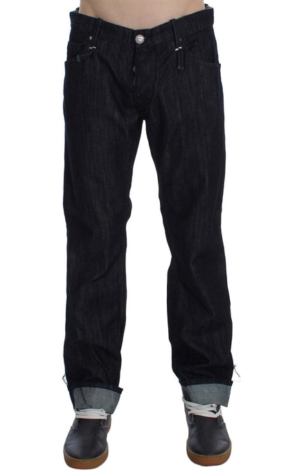 Acht Elegant Straight Fit Blue Mens Jeans - W34