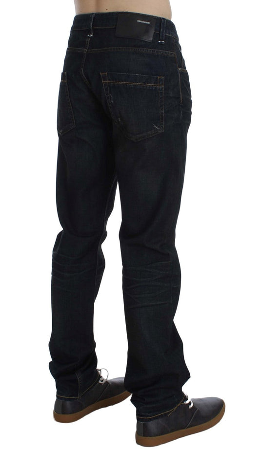 Acht Elegant Straight Fit Dark Blue Jeans - W34