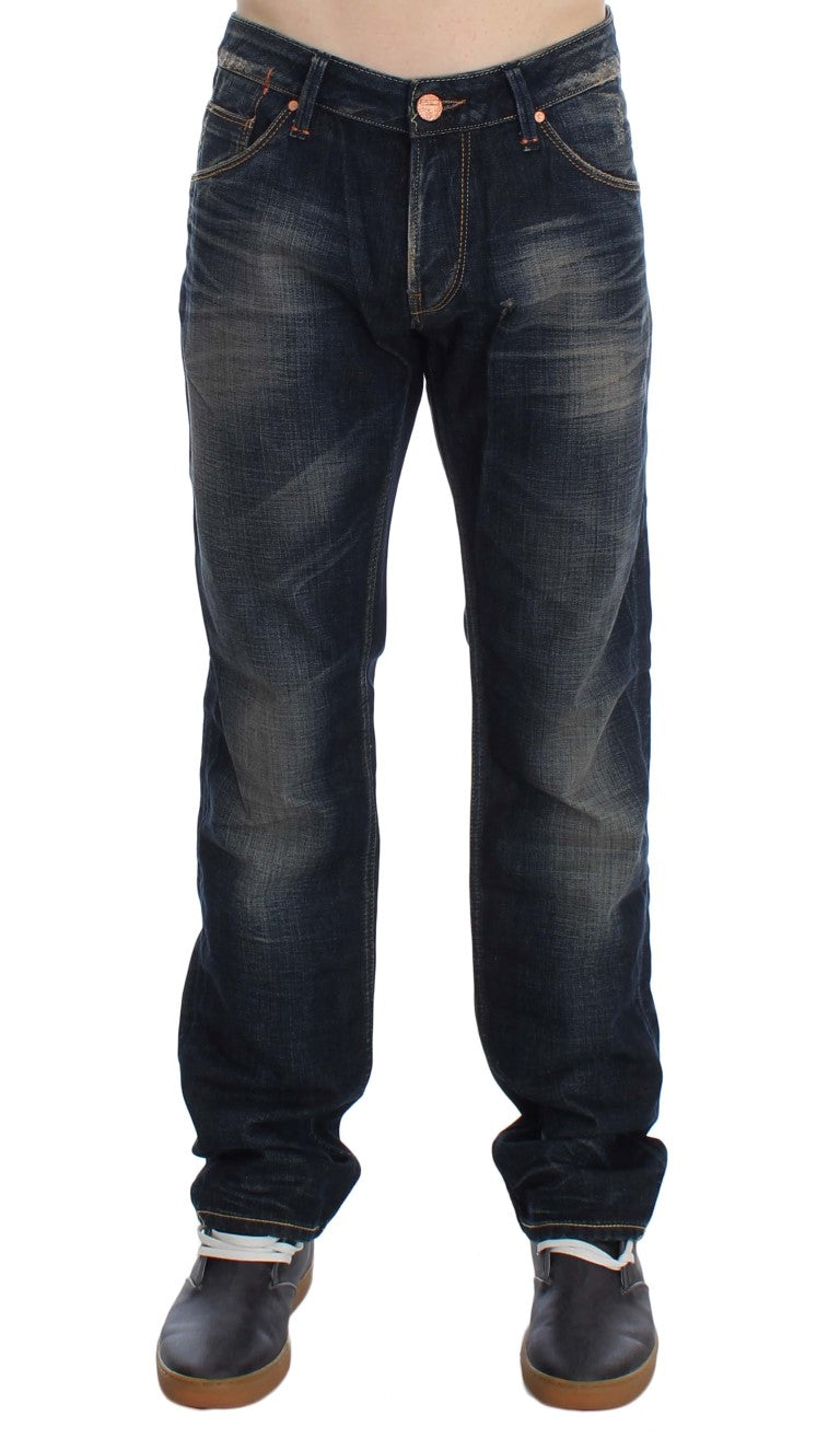 Acht Elegant Straight Fit Low Waist Men’s Jeans - W34