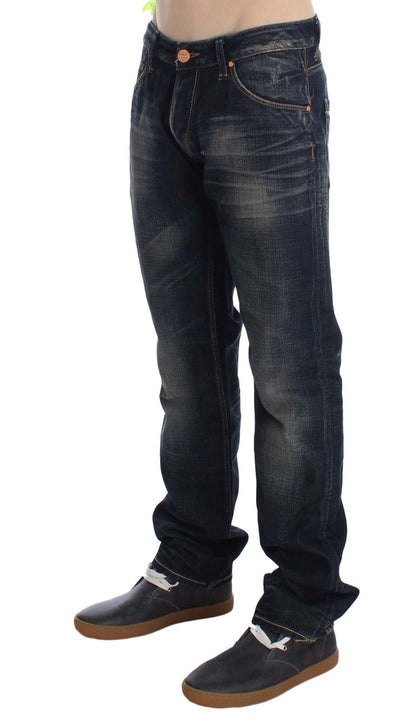 Acht Elegant Straight Fit Low Waist Men’s Jeans - W34