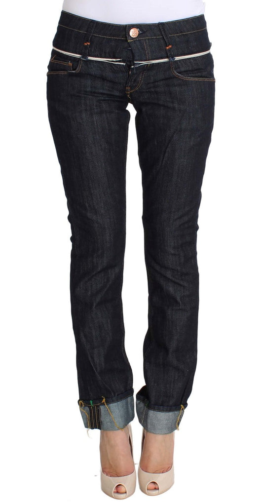 Acht Elegant Straight Leg Dark Blue Jeans - W26