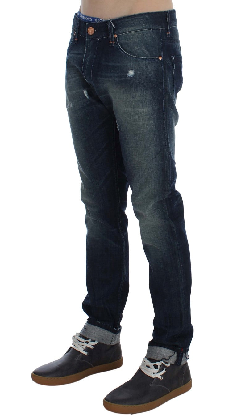 Acht Sleek Slim Fit Italian Denim Jeans - W34