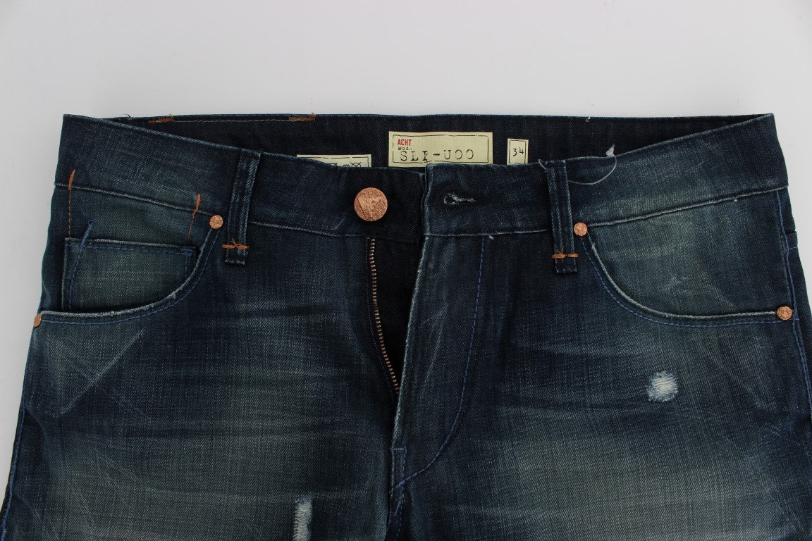 Acht Sleek Slim Fit Italian Denim Jeans - W34