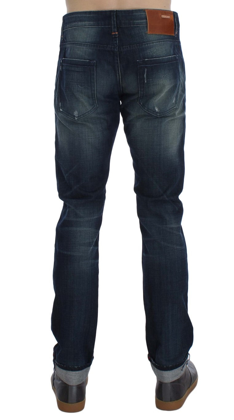 Acht Sleek Slim Fit Italian Denim Jeans - W34