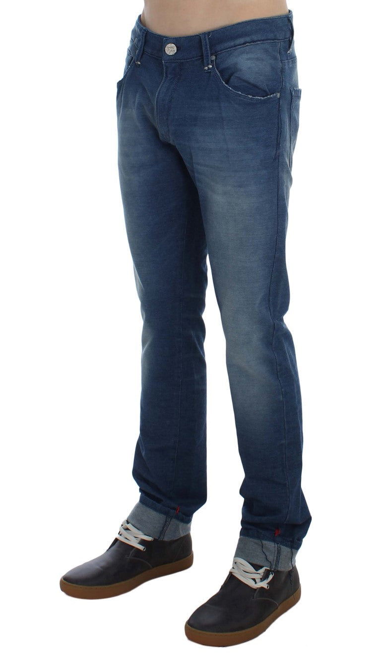 Acht Slim Fit Blue Wash Italian Denim - W34