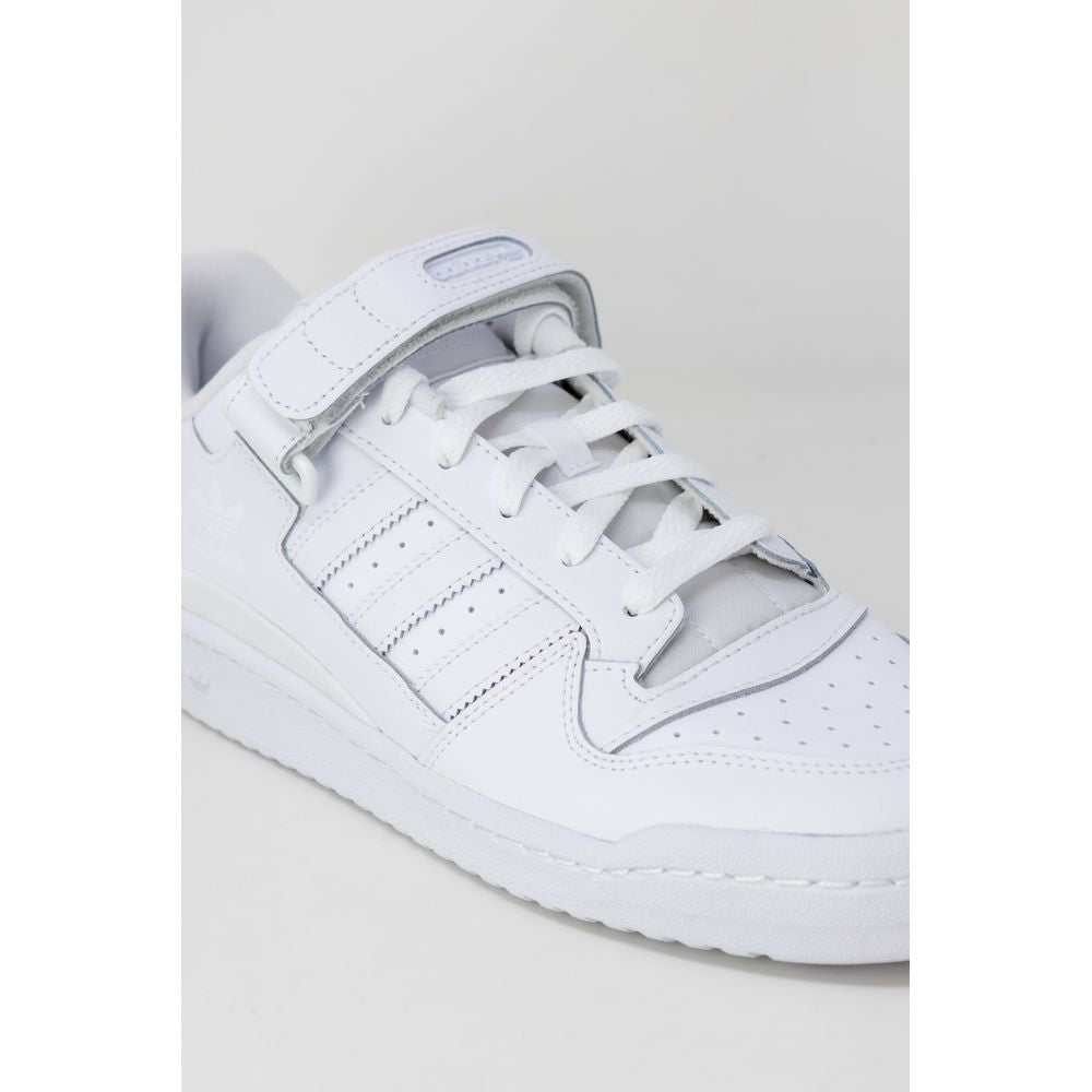 Adidas White Leather Sneaker - 42 2/3