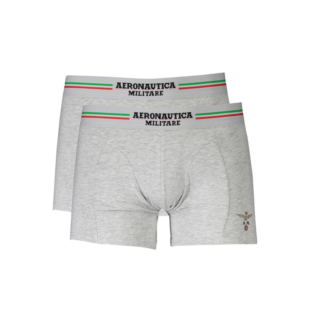 Aeronautica Militare Gray Cotton Underwear - M