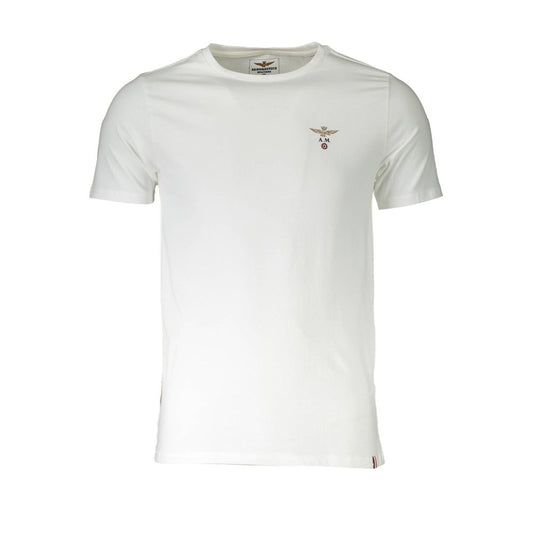 Aeronautica Militare White Cotton T-Shirt - XXL