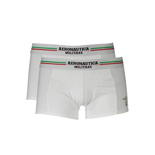 Aeronautica Militare White Cotton Underwear - M