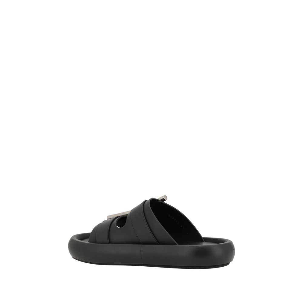 Alexander McQueen Leather Sandals - EU40/US7