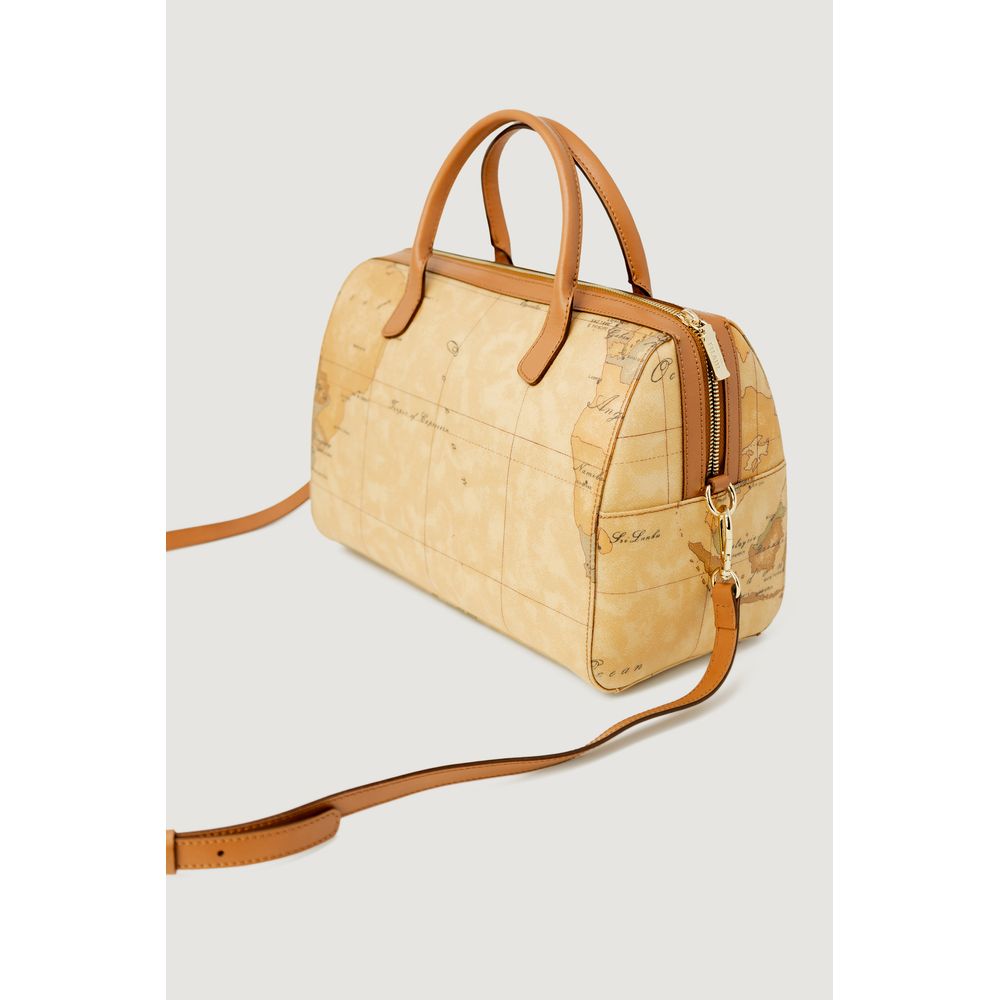 Alviero Martini Prima Classe Beige Leather Handbag