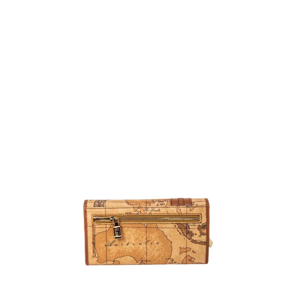 Alviero Martini Prima Classe Beige Leather Wallet