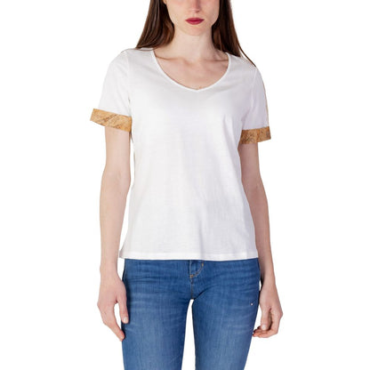 Alviero Martini Prima Classe Cream Cotton Tops & T-Shirt - IT40 | XS