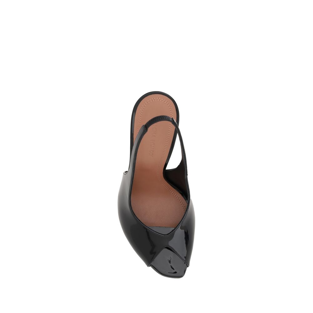 Amina Muaddi Kristina Sandals - EU36/US6