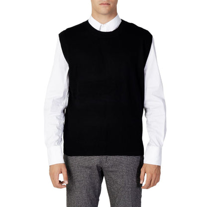 Antony Morato Black Acrylic Vest - IT44 | S