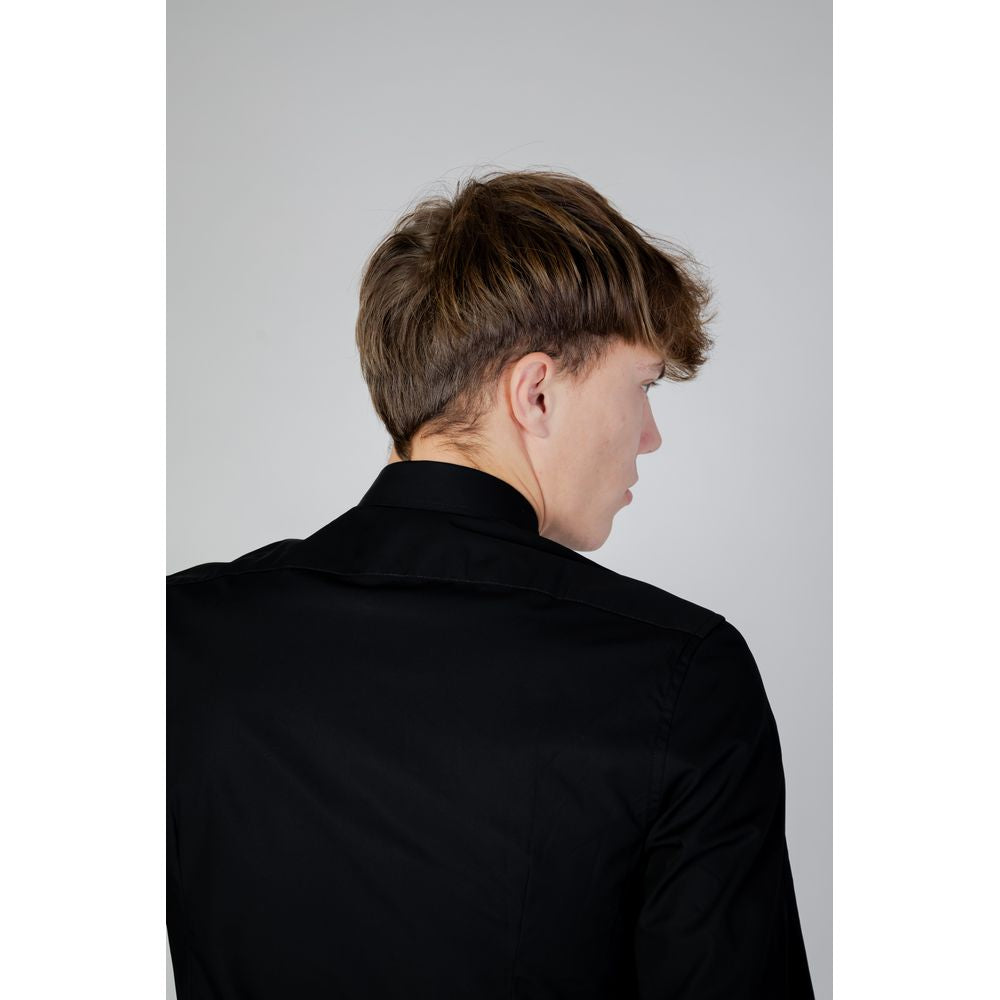 Antony Morato Black Cotton Shirt