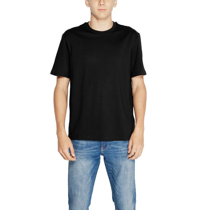 Antony Morato Black Cotton T-Shirt - IT52 | XL