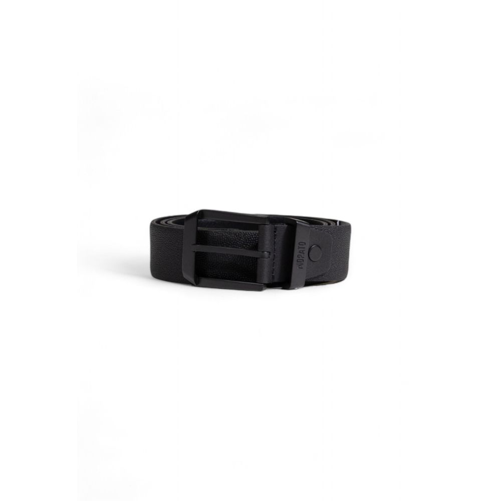 Antony Morato Black Leather Belt - S