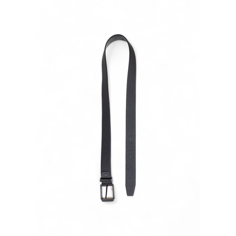 Antony Morato Black Leather Belt - S