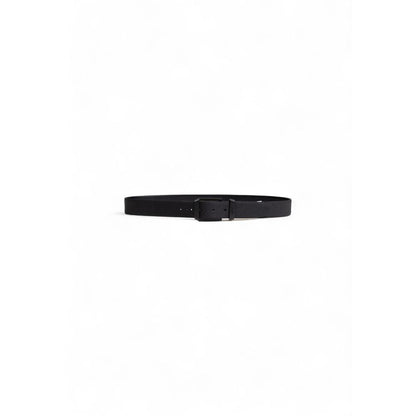 Antony Morato Black Leather Belt - S