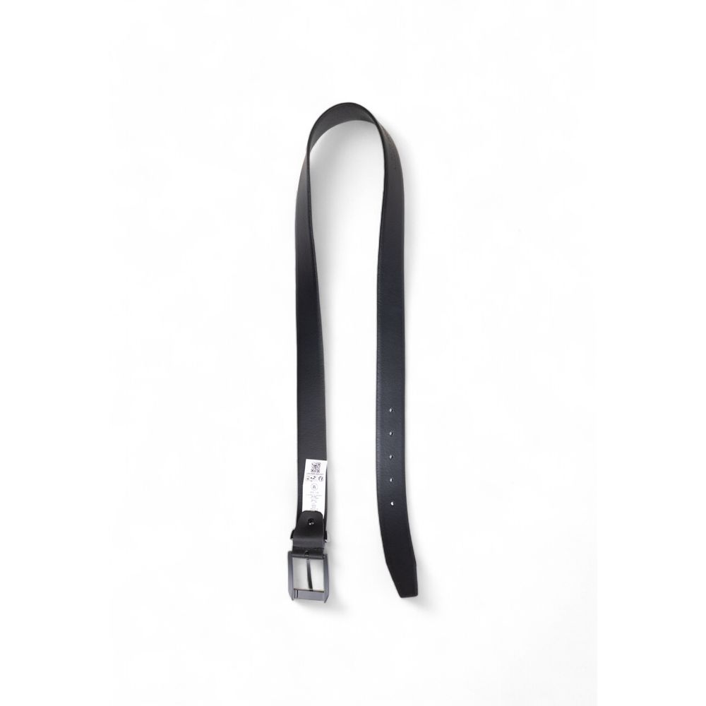 Antony Morato Black Leather Belt - S