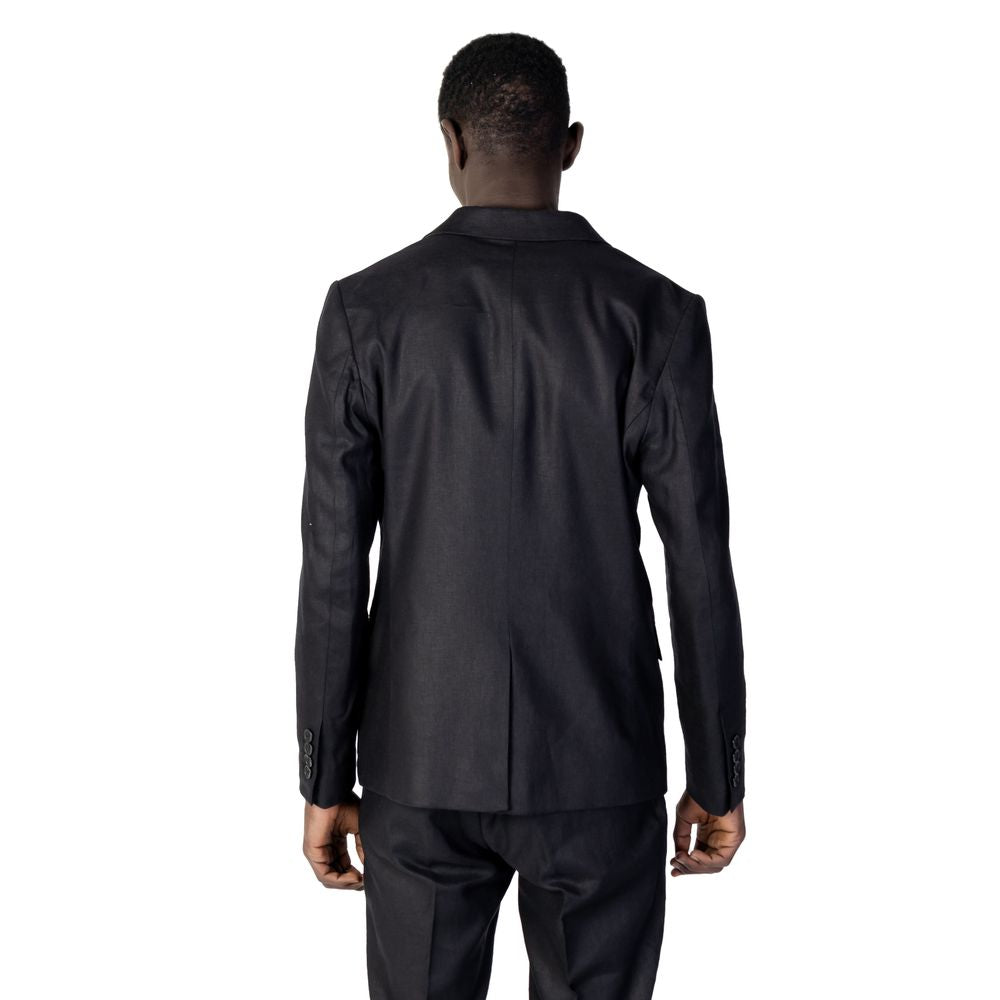 Antony Morato Black Linen Suit