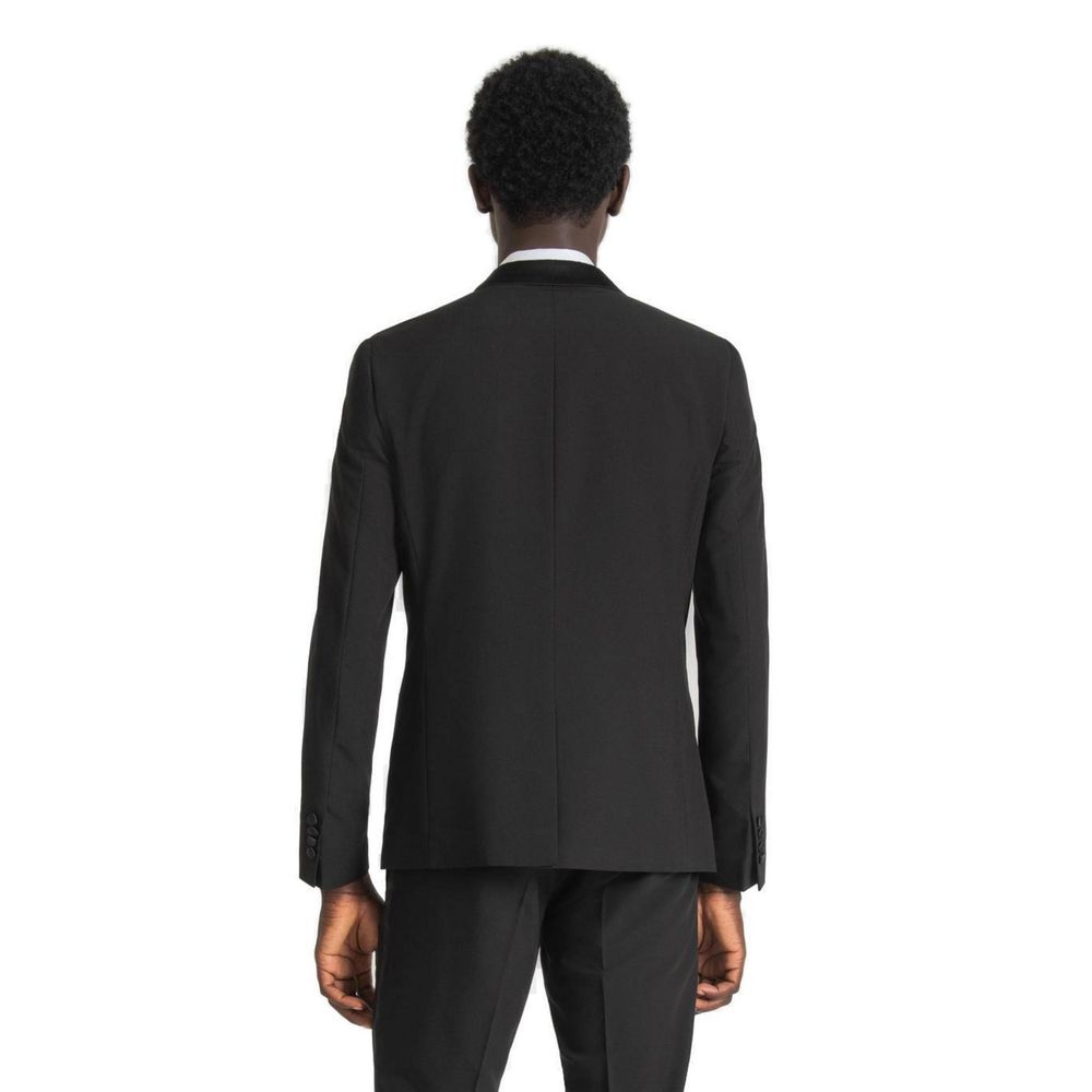 Antony Morato Black Polyester Suit