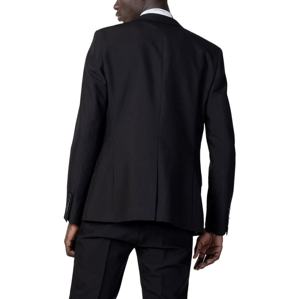 Antony Morato Black Polyester Suit - IT54 | XXL