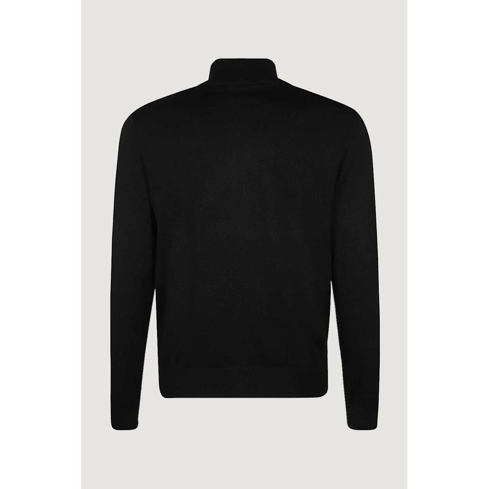 Armani Exchange Black Cotton Cardigan - IT54 | XXL