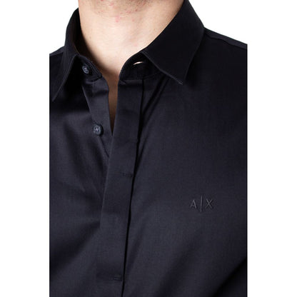 Armani Exchange Black Cotton Shirt - IT52 | XL