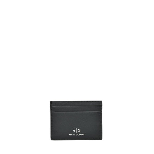 Armani Exchange Black Leather Wallet