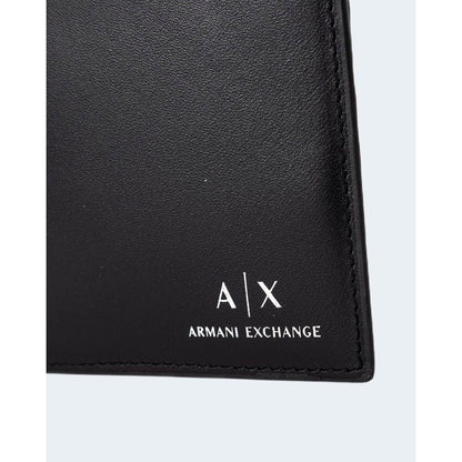 Armani Exchange Black Leather Wallet