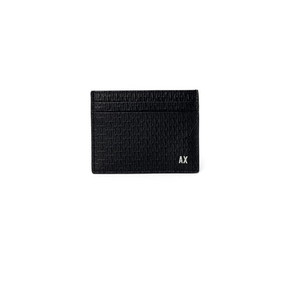 Armani Exchange Black Leather Wallet