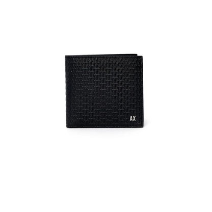 Armani Exchange Black Leather Wallet