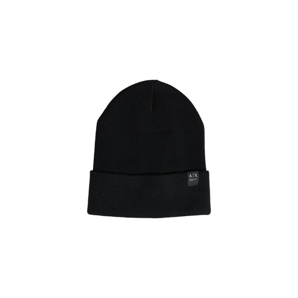 Armani Exchange Black Polyester Hats & Cap - UNI